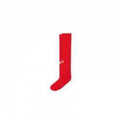 Stutzenstrumpf mit Logo rot