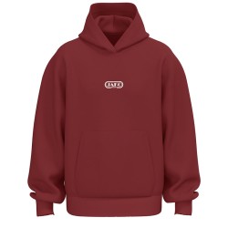 Kapuzensweat Wardrobe rubinrot