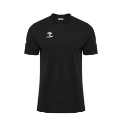 hmlGO 2.0 CHEVRON  POLO BLACK