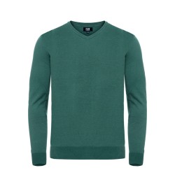 Oakville V-neck Pine Green