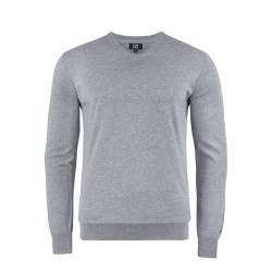 Oakville V-neck Grey Melange