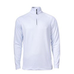 Coos Bay Half Zip White